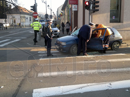 Accident str Gheorghe SIncai